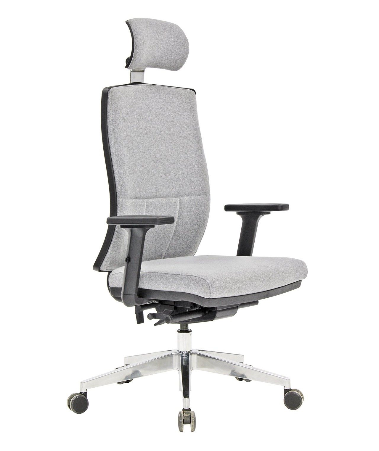 Relax Siyah Plastik Gövdeli Alüminyum Ayaklı Yönetici Koltukları