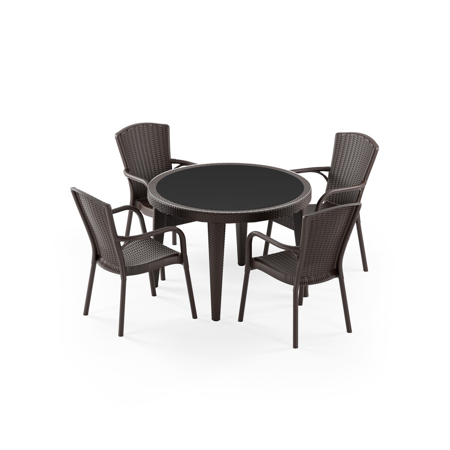 Osaka 110 ve Royal 4 Kişilik Masa Takımı