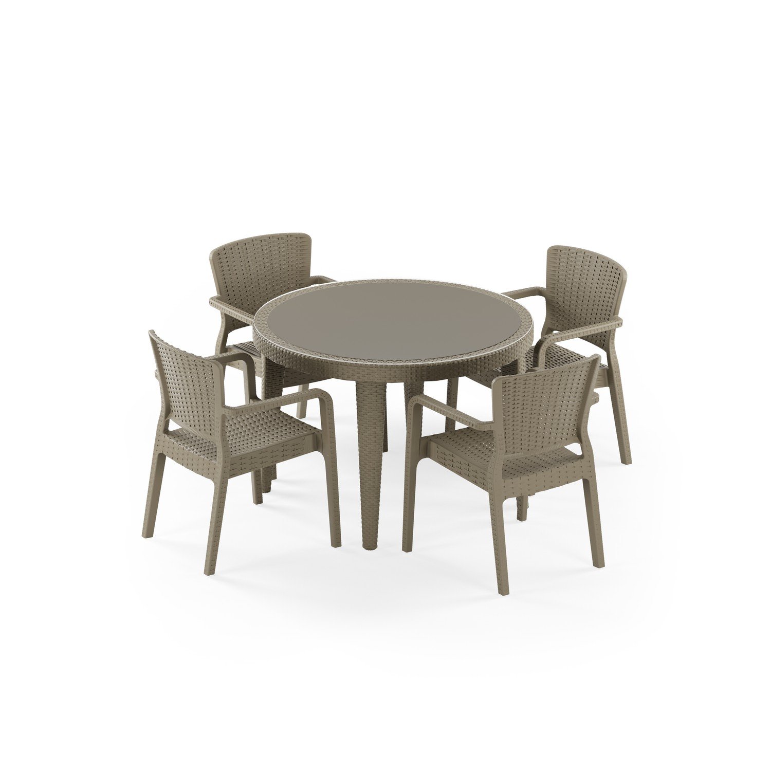 Osaka 110 ve Antares 4 Kişilik Masa Takımı