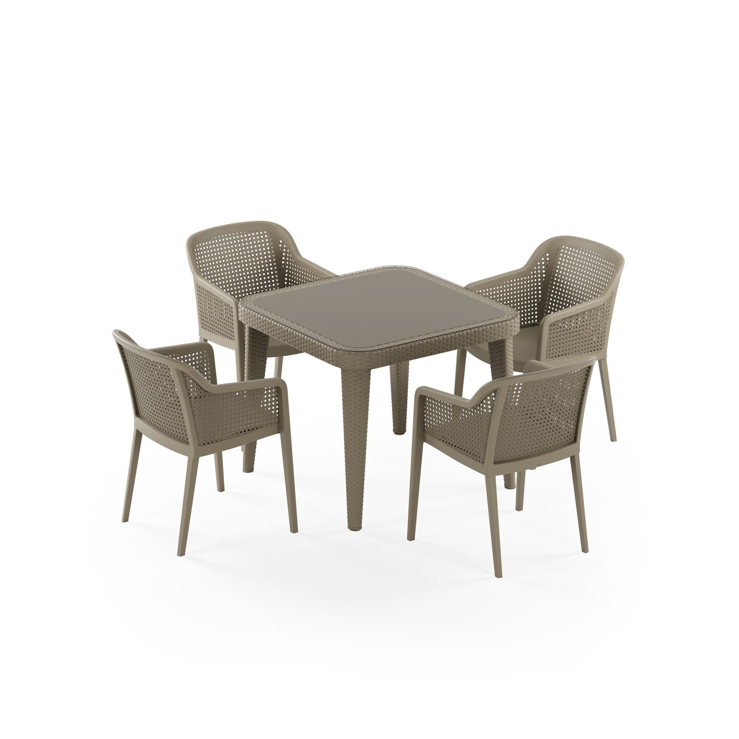 Osaka 90x90 ve Octa 4 Kişilik Masa Takımı