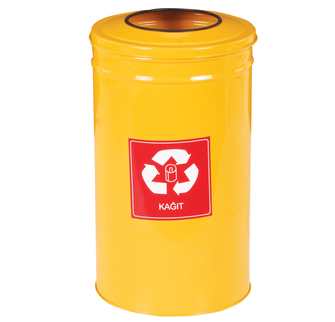 3’lü Boyalı Geri Dönüşüm Çöp Kovası            