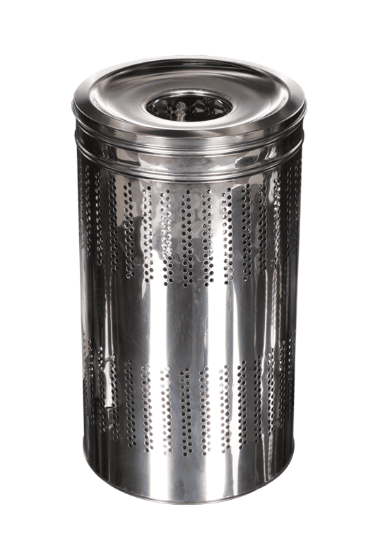 Battal Boy Kolon Paslanmaz Çöp Kovası